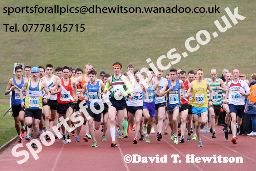 Senior mens Northern 12 Stage Road Relay, Sunderland. Photo: David T. Hewitson/Sports for All Pics